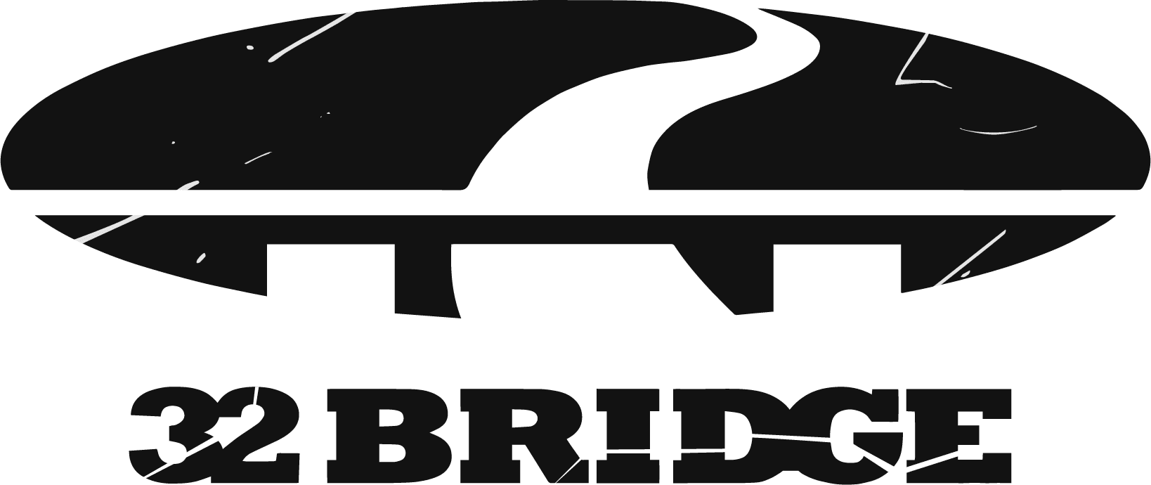 32 Bridge Symbol near Black textured 32 Bridge Symbol near Black textured