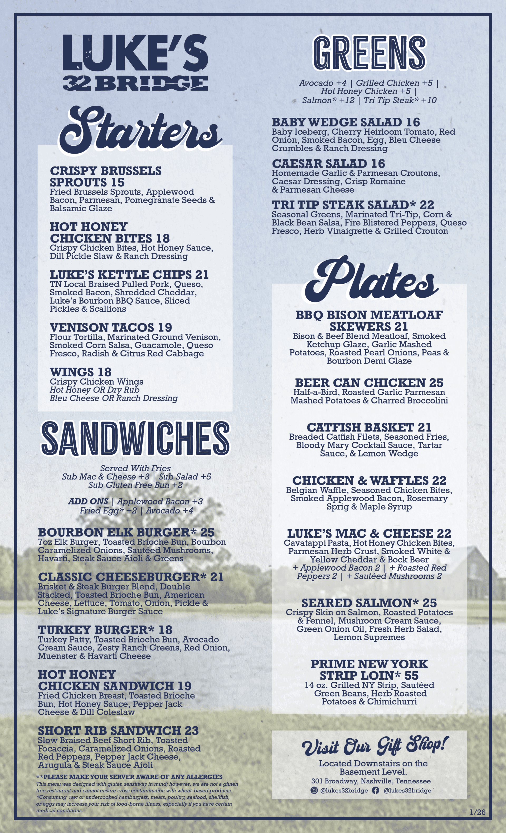 JAN26_LB32 Culinary Menu